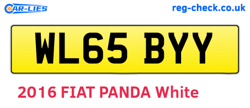 WL65BYY are the vehicle registration plates.