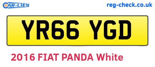 YR66YGD are the vehicle registration plates.