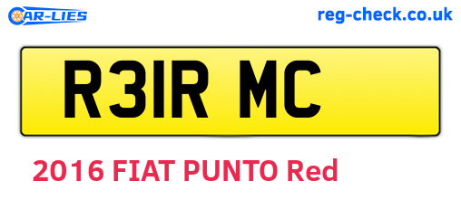 R31RMC are the vehicle registration plates.