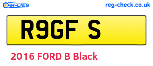 R9GFS are the vehicle registration plates.