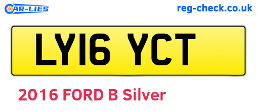 LY16YCT are the vehicle registration plates.