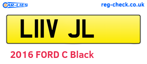 L11VJL are the vehicle registration plates.