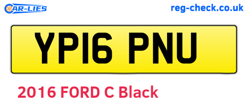 YP16PNU are the vehicle registration plates.