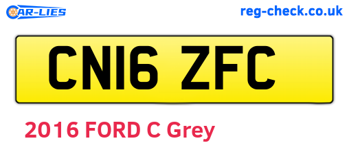 CN16ZFC are the vehicle registration plates.