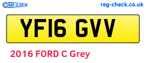 YF16GVV are the vehicle registration plates.
