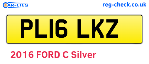 PL16LKZ are the vehicle registration plates.