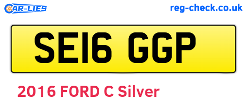 SE16GGP are the vehicle registration plates.