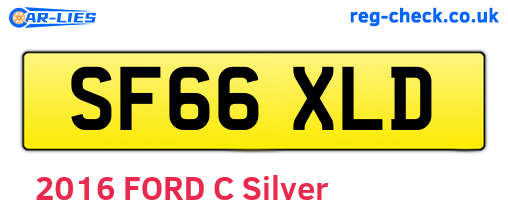 SF66XLD are the vehicle registration plates.