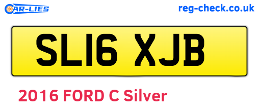 SL16XJB are the vehicle registration plates.