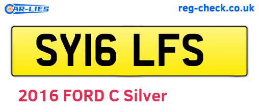 SY16LFS are the vehicle registration plates.