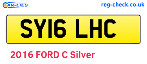 SY16LHC are the vehicle registration plates.