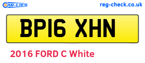 BP16XHN are the vehicle registration plates.