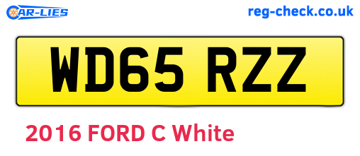 WD65RZZ are the vehicle registration plates.