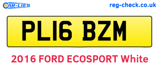 PL16BZM are the vehicle registration plates.