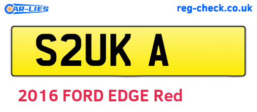 S2UKA are the vehicle registration plates.