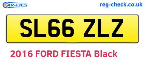 SL66ZLZ are the vehicle registration plates.
