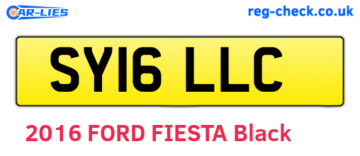 SY16LLC are the vehicle registration plates.