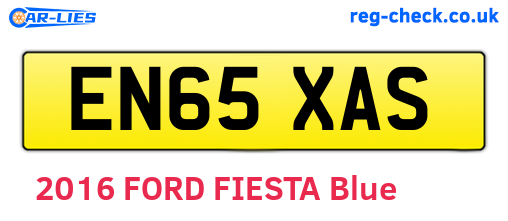EN65XAS are the vehicle registration plates.