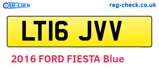 LT16JVV are the vehicle registration plates.