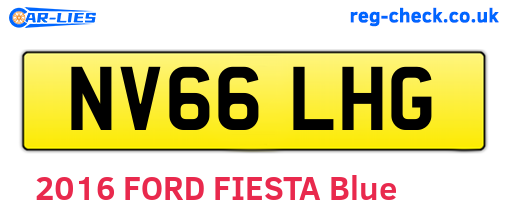NV66LHG are the vehicle registration plates.