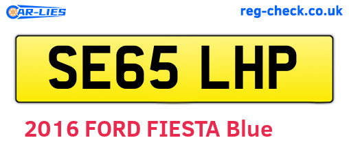 SE65LHP are the vehicle registration plates.
