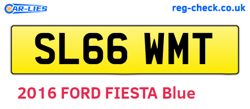 SL66WMT are the vehicle registration plates.