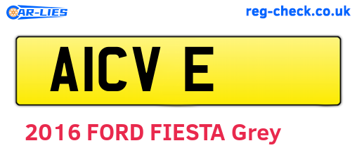 A1CVE are the vehicle registration plates.