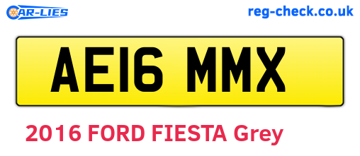 AE16MMX are the vehicle registration plates.