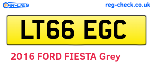 LT66EGC are the vehicle registration plates.