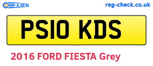 PS10KDS are the vehicle registration plates.