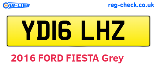 YD16LHZ are the vehicle registration plates.