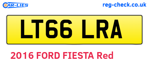 LT66LRA are the vehicle registration plates.