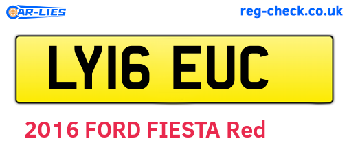 LY16EUC are the vehicle registration plates.