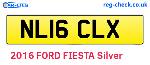 NL16CLX are the vehicle registration plates.