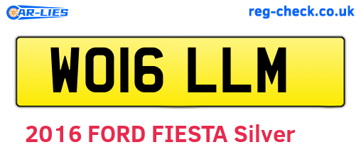 WO16LLM are the vehicle registration plates.