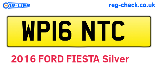 WP16NTC are the vehicle registration plates.