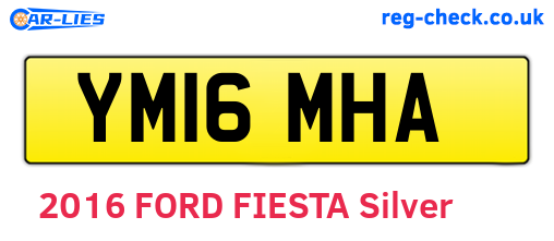 YM16MHA are the vehicle registration plates.