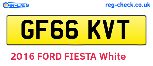GF66KVT are the vehicle registration plates.