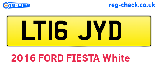 LT16JYD are the vehicle registration plates.