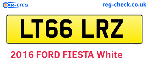 LT66LRZ are the vehicle registration plates.