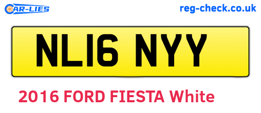 NL16NYY are the vehicle registration plates.