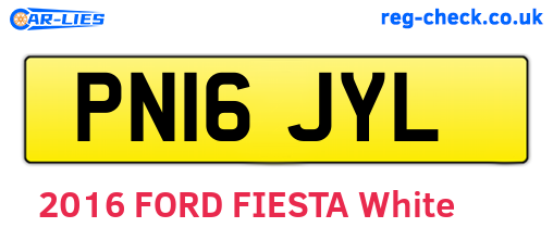 PN16JYL are the vehicle registration plates.