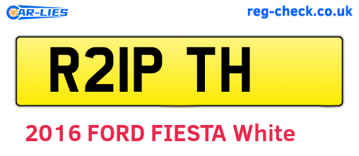 R21PTH are the vehicle registration plates.