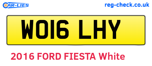 WO16LHY are the vehicle registration plates.