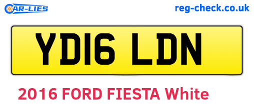 YD16LDN are the vehicle registration plates.