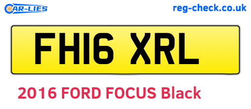 FH16XRL are the vehicle registration plates.