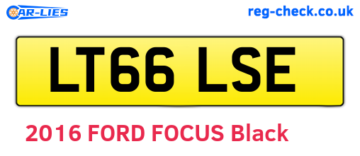 LT66LSE are the vehicle registration plates.