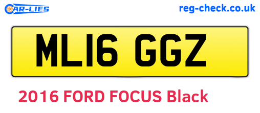 ML16GGZ are the vehicle registration plates.