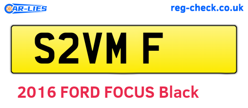 S2VMF are the vehicle registration plates.
