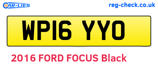 WP16YYO are the vehicle registration plates.